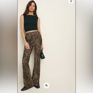 Reformation Petites Gale Satin Mid Rise Bias Pant